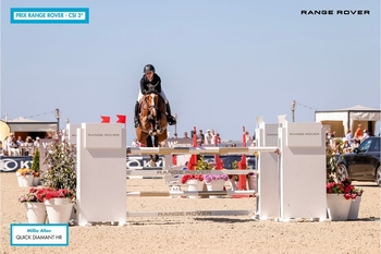 Millie Allen is on the Grand Prix podium in France